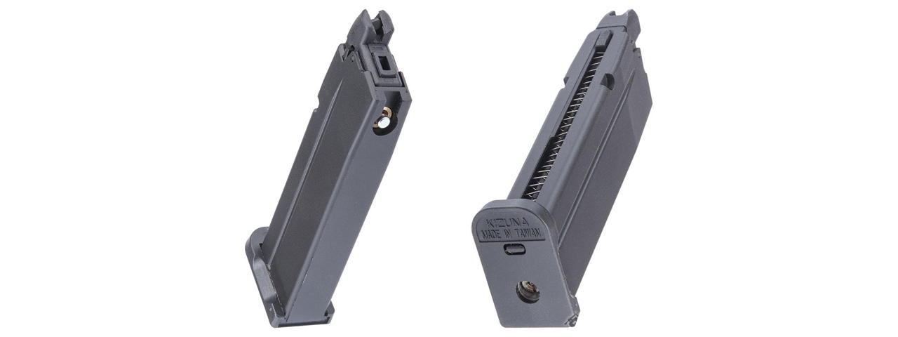 Kizuna Works 22 Round Magazine for KW-15K Gas Blowback Airsoft Pistols - (Black)