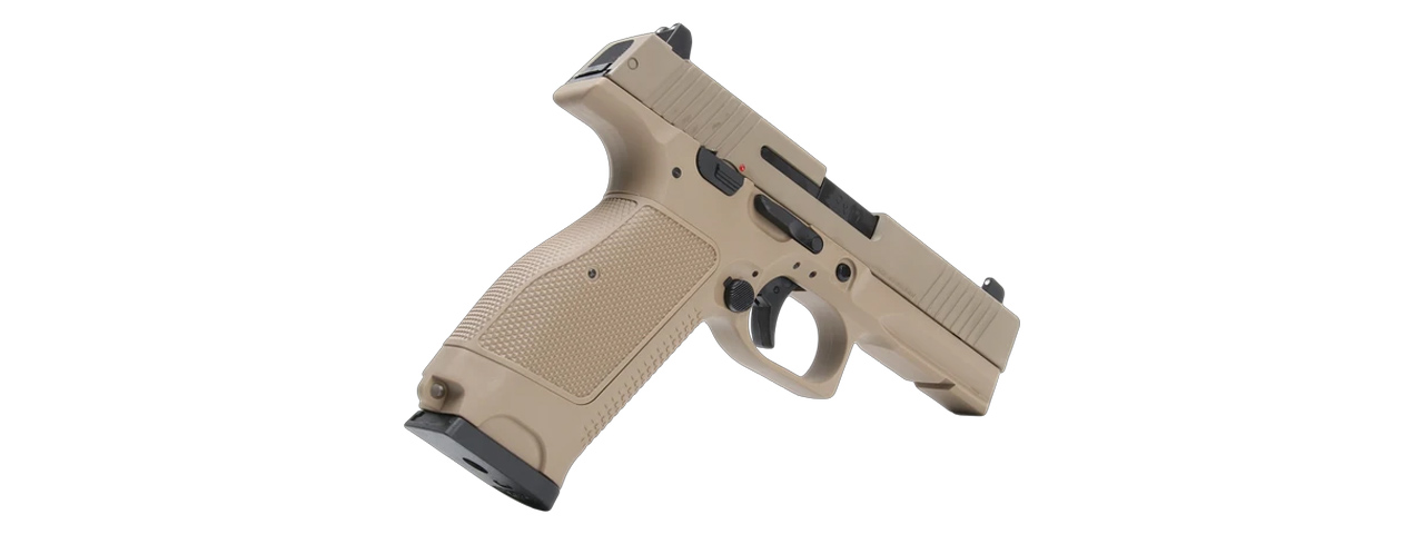 Kizuna Works MKW Full Sized Gas Blowback Airsoft Pistol - (Metal/Cerakote FDE)