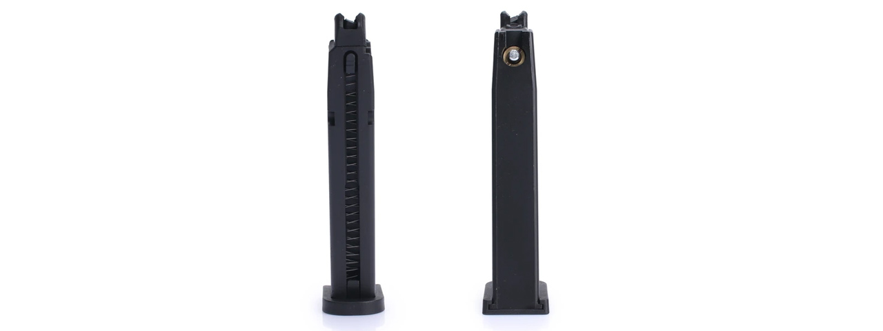 Kizuna Works 26 Round Magazine for MKW (MPL) Gas Blowback Airsoft Pistols - (Black)