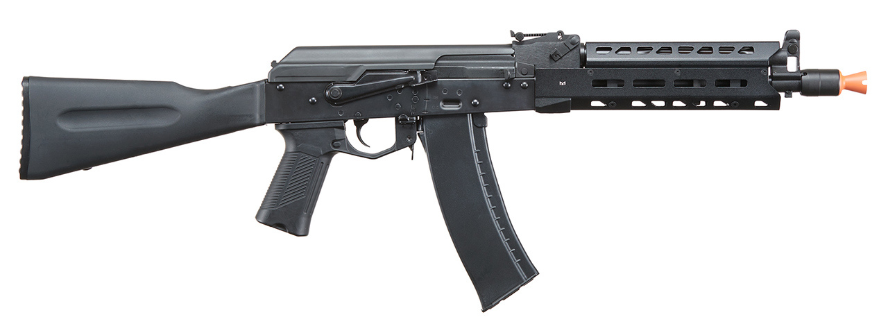 LCT Airsoft AK104 Steel AEG Airsoft Rifle w/ ASTER V2 SE Expert & Fixed Stock - (Black)