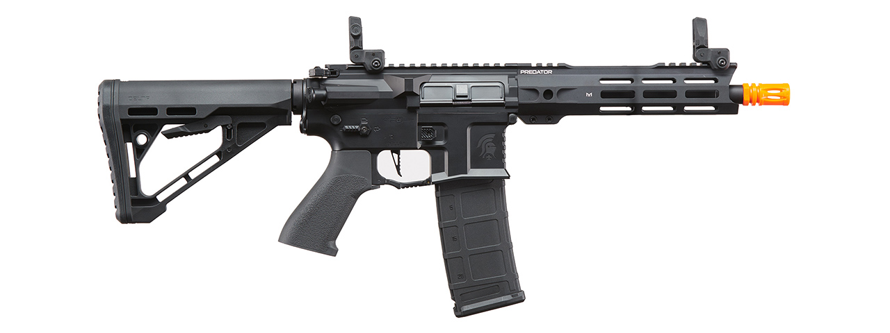 Lancer Tactical Gen 4 Predator 8" CQB AEG w/ Nebula II ETU (Black)