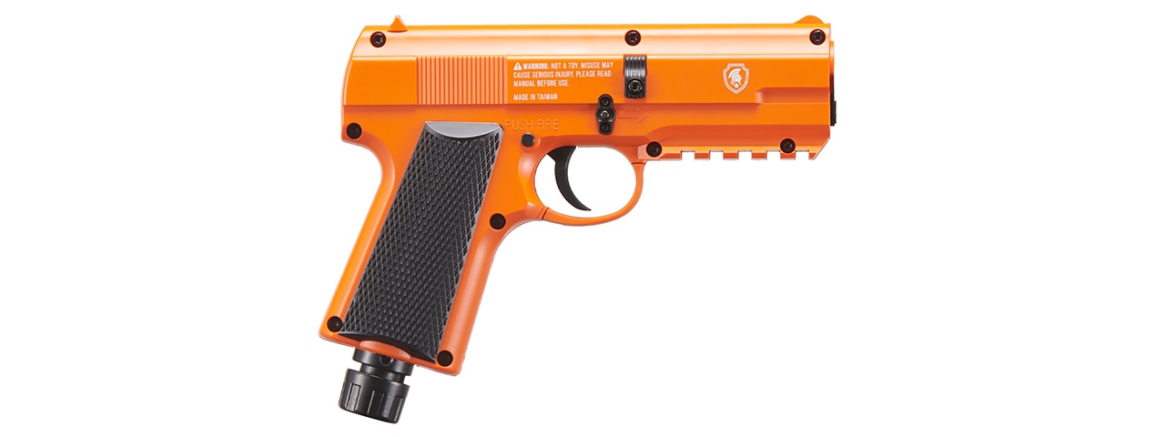 Lancer Defense Hornet .43 Cal CO2 Powered Less Lethal Defense Pistol *Pistol Only* (Color: Orange / Black)