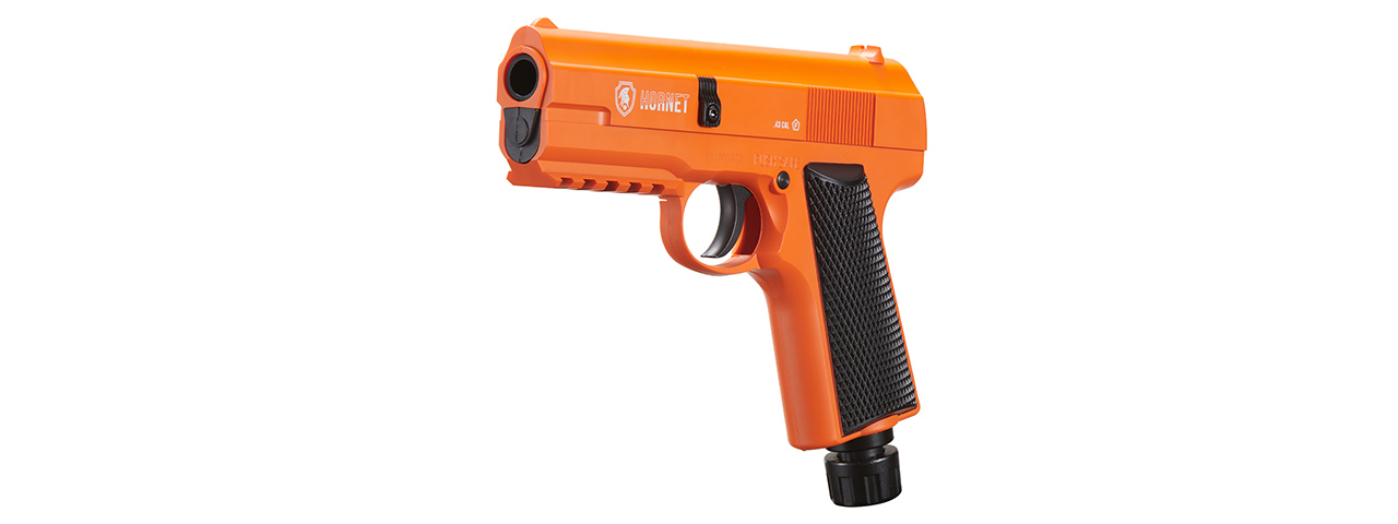 Lancer Defense Hornet .43 Cal CO2 Powered Less Lethal Defense Pistol *Pistol Only* (Color: Orange / Black)