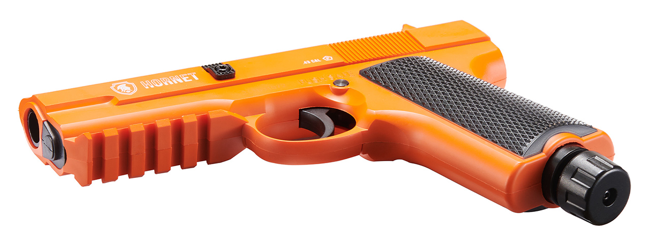 Lancer Defense Hornet .43 Cal CO2 Powered Less Lethal Defense Pistol *Pistol Only* (Color: Orange / Black)