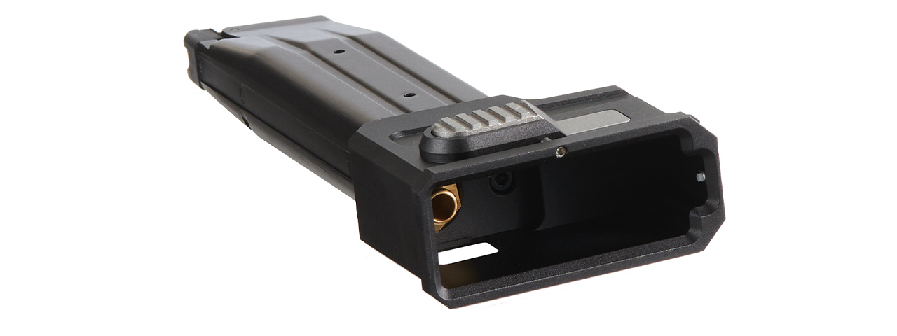 Lancer Tactical HPA AEG M4 Magazine Adaptor For TM HICAPA Airsoft Pistols - (Black)