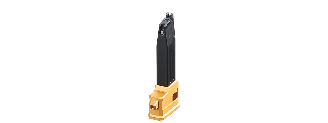 Lancer Tactical HPA AEG M4 Magazine Adaptor For TM HICAPA Airsoft Pistols - (Gold)