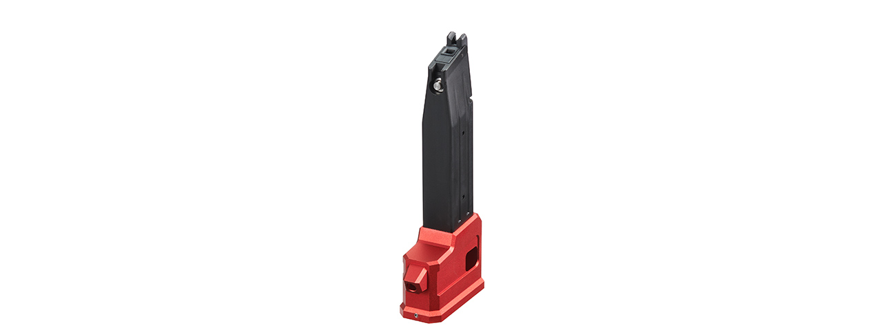 Lancer Tactical HPA AEG M4 Magazine Adaptor For TM HICAPA Airsoft Pistols - (Red)