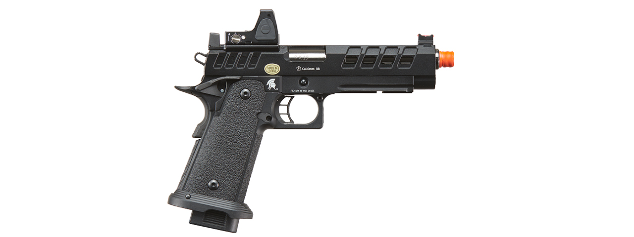 Lancer Tactical Heracles Hi-Capa Gas Blowback Airsoft Pistol - (Black w/ Reflex Dot)