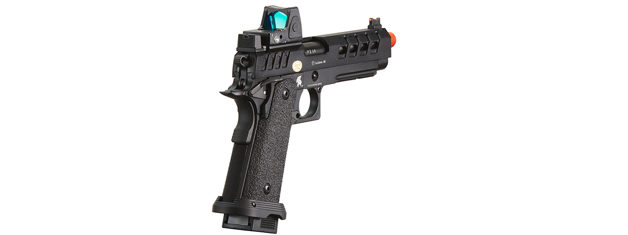 Lancer Tactical Heracles Hi-Capa Gas Blowback Airsoft Pistol - (Black w/ Reflex Dot)