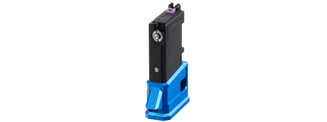 Lancer Tactical HPA 70 Degree M4 Magazine Adaptor For AEG Airsoft Rifles - (Blue)