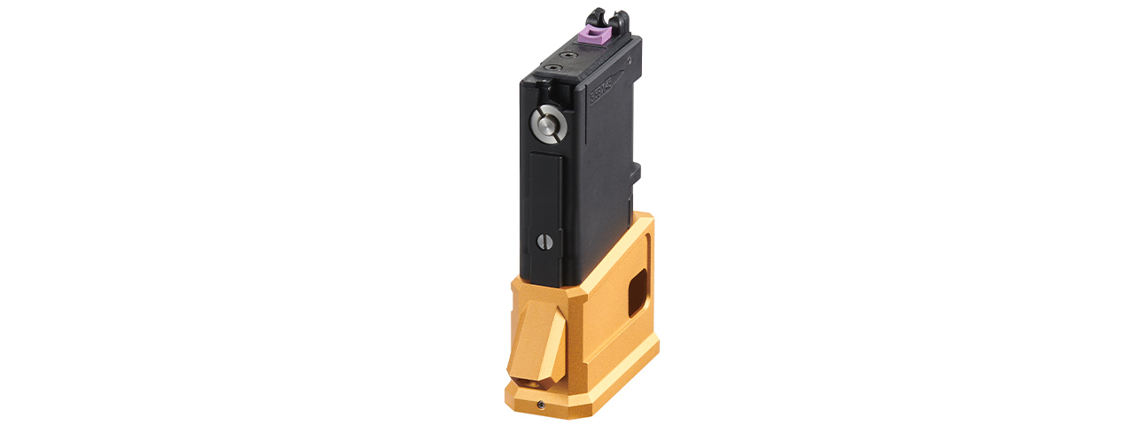 Lancer Tactical HPA 70 Degree M4 Magazine Adaptor For AEG Airsoft Rifles - (Gold)