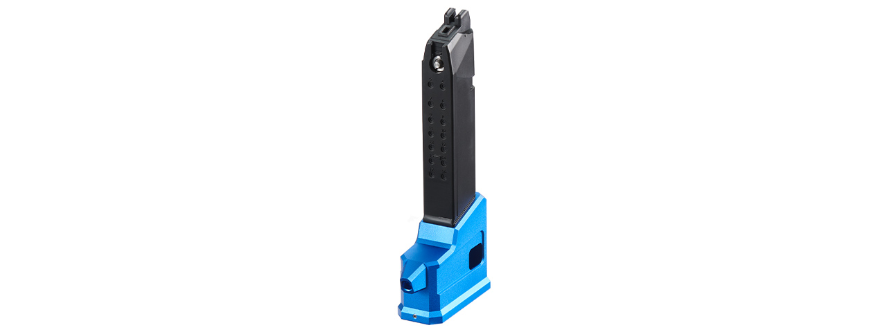 Lancer Tactical HPA AEG M4 Magazine Adaptor For AAP01 Airsoft Pistols - (Blue)