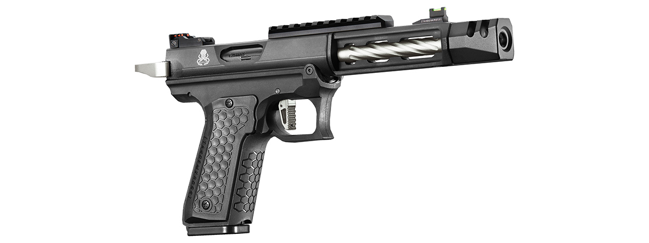 Lancer Tactical x Tandemkross CTHULHU Gas Blow Back Pistol - (Black/Silver)