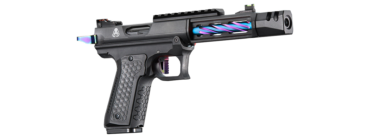 Lancer Tactical x Tandemkross CTHULHU Gas Blow Back Pistol - (Black/Titanium)