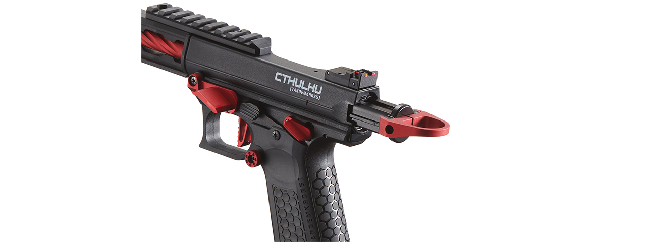 Lancer Tactical x Tandemkross CTHULHU Gas Blow Back Pistol - (Black/Red)