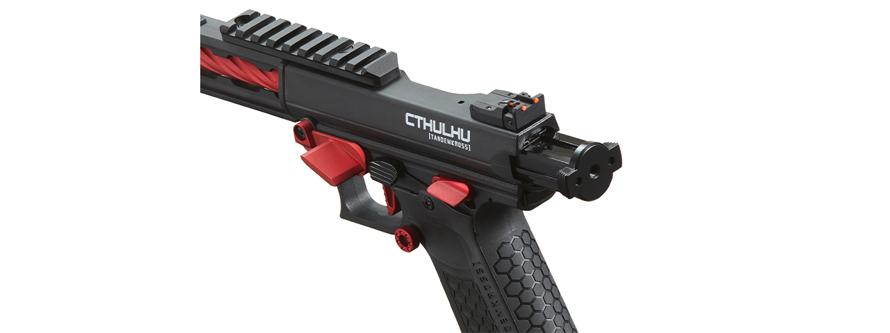 Lancer Tactical x Tandemkross CTHULHU Gas Blow Back Pistol - (Black/Red)