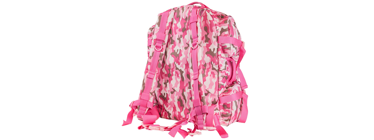 NcStar Tactical Combat Backpack - (Pink Camo)