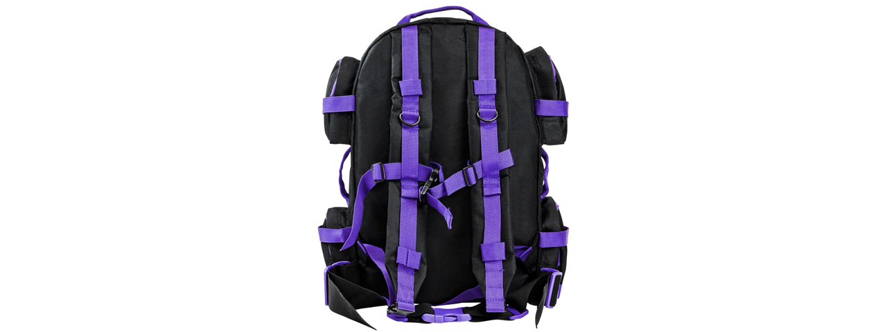 NcStar Tactical Combat Backpack - (Purple/Black Trim)