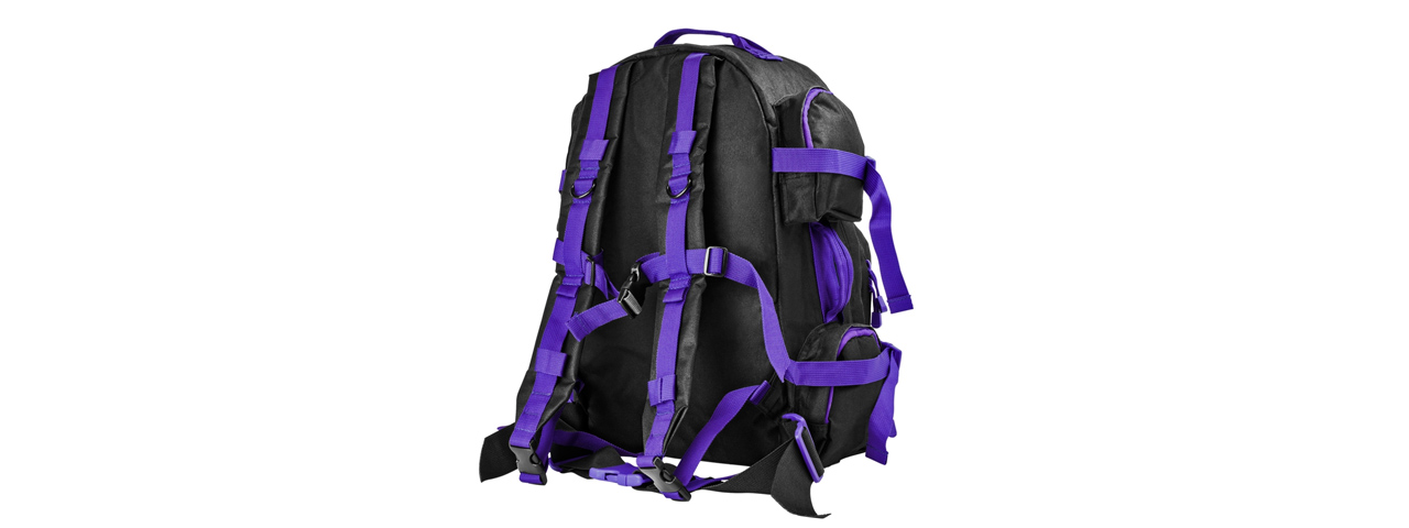 NcStar Tactical Combat Backpack - (Purple/Black Trim)