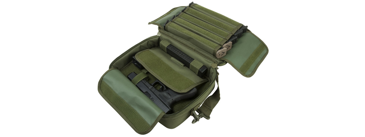 NcStar Vism Double Pistol Range Bag - (Green)