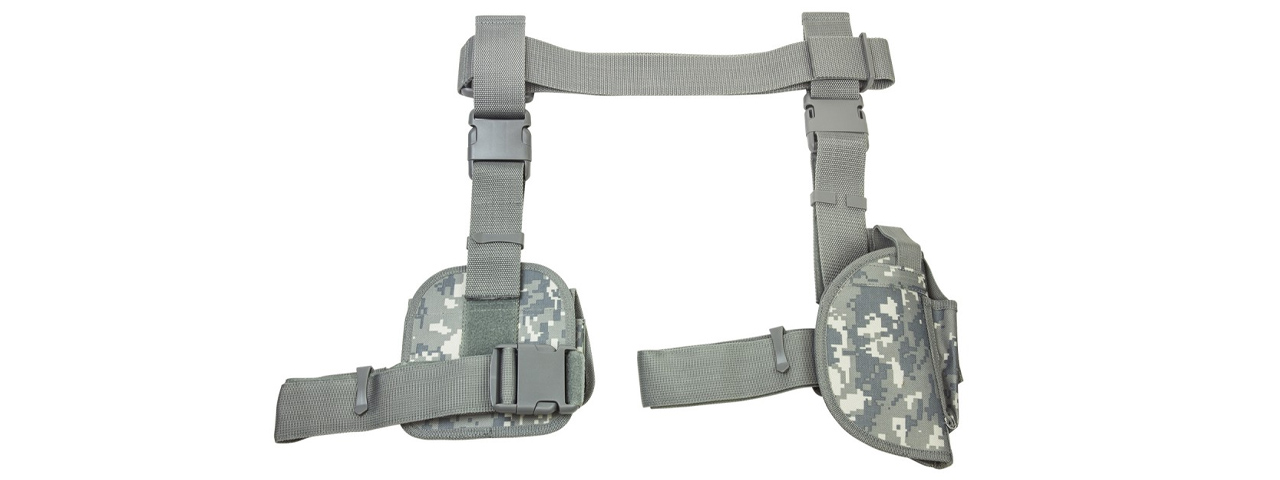 NcStar Vism Drop Leg Holster & Mag Pouch - (Digital Camo)