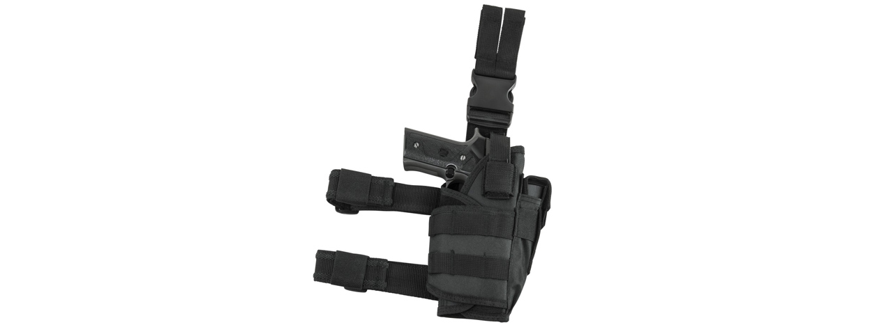 NcStar VISM 2955 Drop Leg Tactical Holster - (Black)