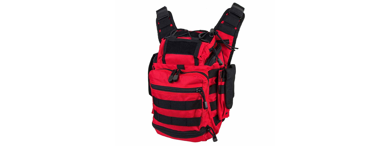 NcStar Vism First Responders Utility Bag - (Red w/ Black)