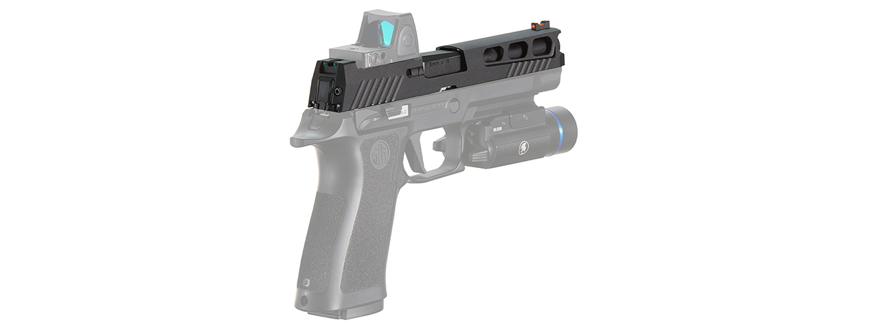 PH+ Sig Sauer P320/M17 Full Metal Slide - (Black)