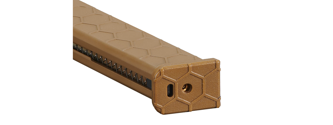 PH+ 50RD Magazine For Umarex Glock & G Series GBB Airsoft Pistols - (Brown)