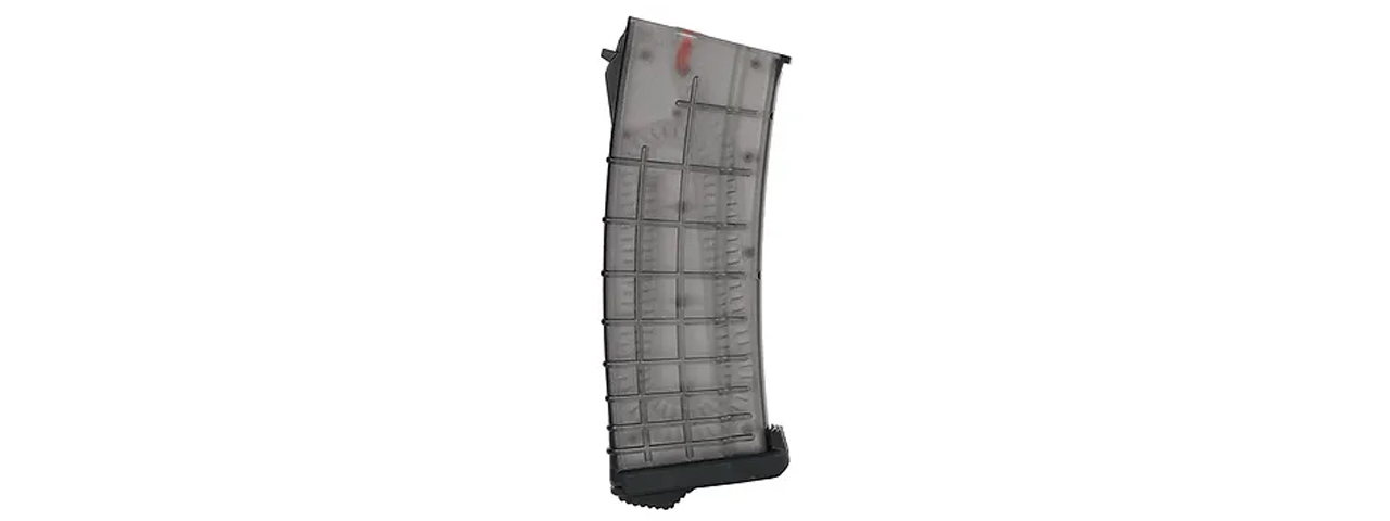 PTS Syndicate TPM-AK 155rd Magazine for AEG AK - (Translucent Black)