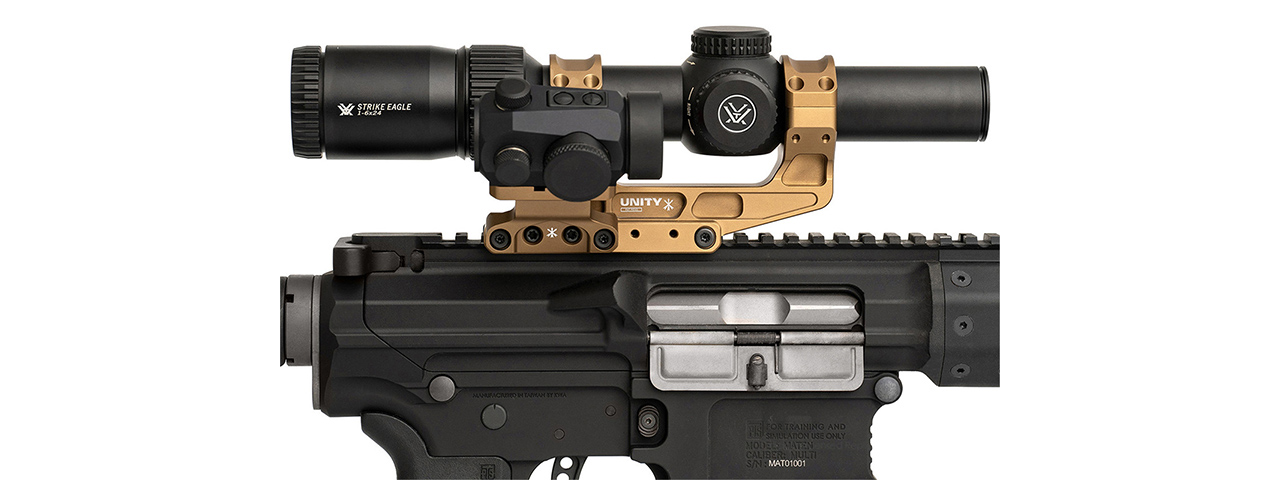 PTS Syndicate Unity Tactical FAST LPVO Optics Mount Set - (Dark Earth)