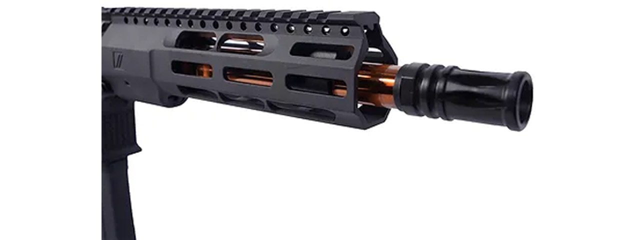 PTS Syndicate Zev - Core Elite CQB 7.5 inch Airsoft AEG Rifle w/PTS EPM - (Black)