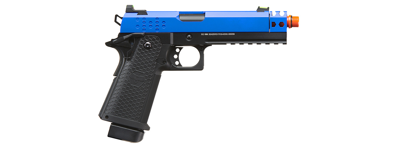 Raven Hi-Capa HEX-Comp Dual Tone Pistol - (Black/Blue)