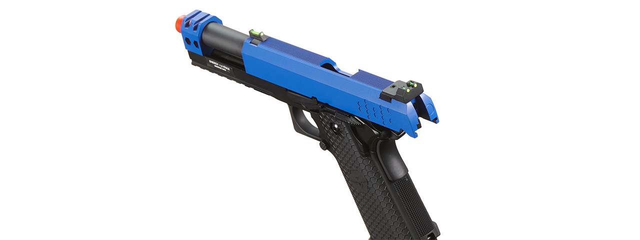 Raven Hi-Capa HEX-Comp Dual Tone Pistol - (Black/Blue)