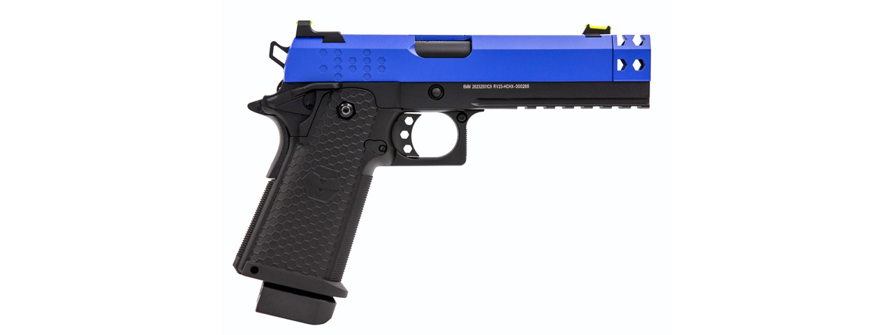 Raven Hi-Capa HEX-Comp Dual Tone Pistol - (Black/Blue)