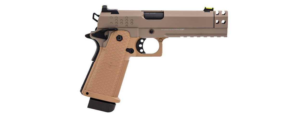 Raven Hi-Capa HEX-Comp Pistol - (Tan)