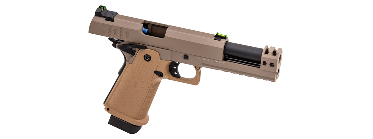 Raven Hi-Capa HEX-Comp Pistol - (Tan)