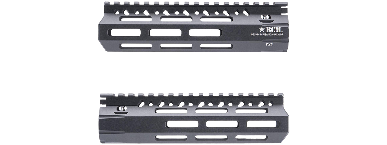 BCM Gunfighter MCMR 7" M-LOK Modular Rail for M4 AEGs (Color: Black)