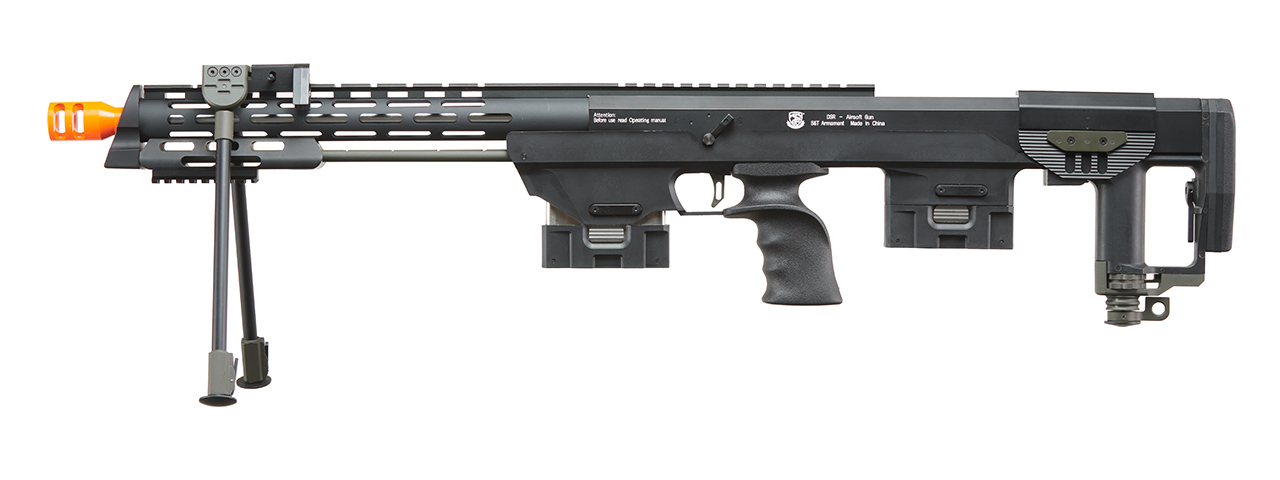 S&T Gas Powered Full Metal DSR-1 Advanced Bullpup Sniper Rifle - (Black)