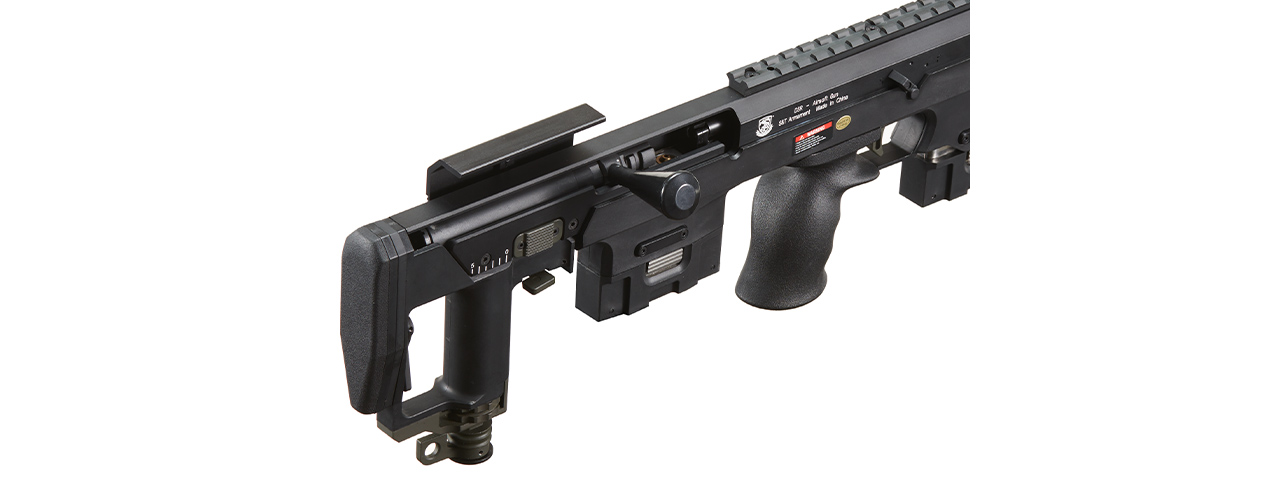 S&T Gas Powered Full Metal DSR-1 Advanced Bullpup Sniper Rifle - (Black)