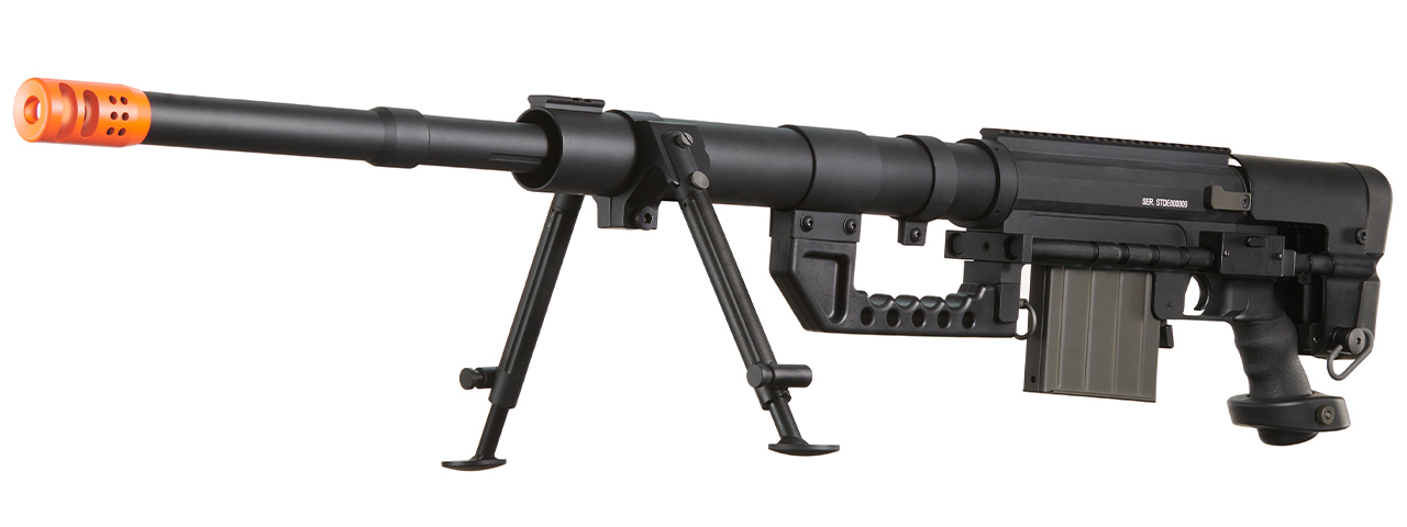 S&T M200 Intervention Bolt Action Custom Sniper Rifle - (Black)