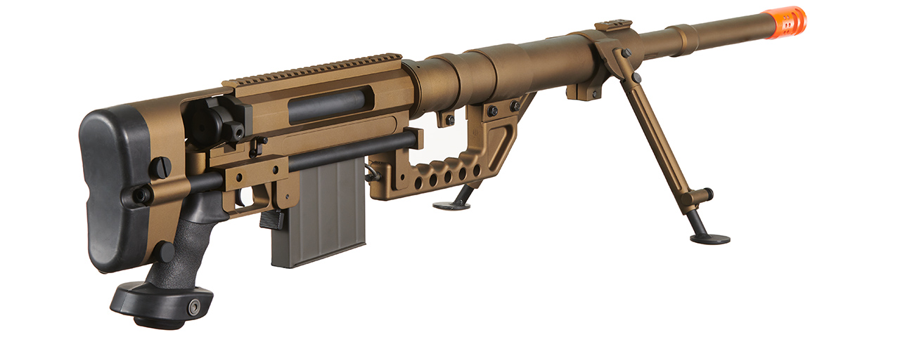 S&T M200 Intervention Bolt Action Custom Sniper Rifle - (Tan)