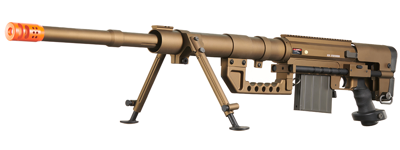 S&T M200 Intervention Bolt Action Custom Sniper Rifle - (Tan)