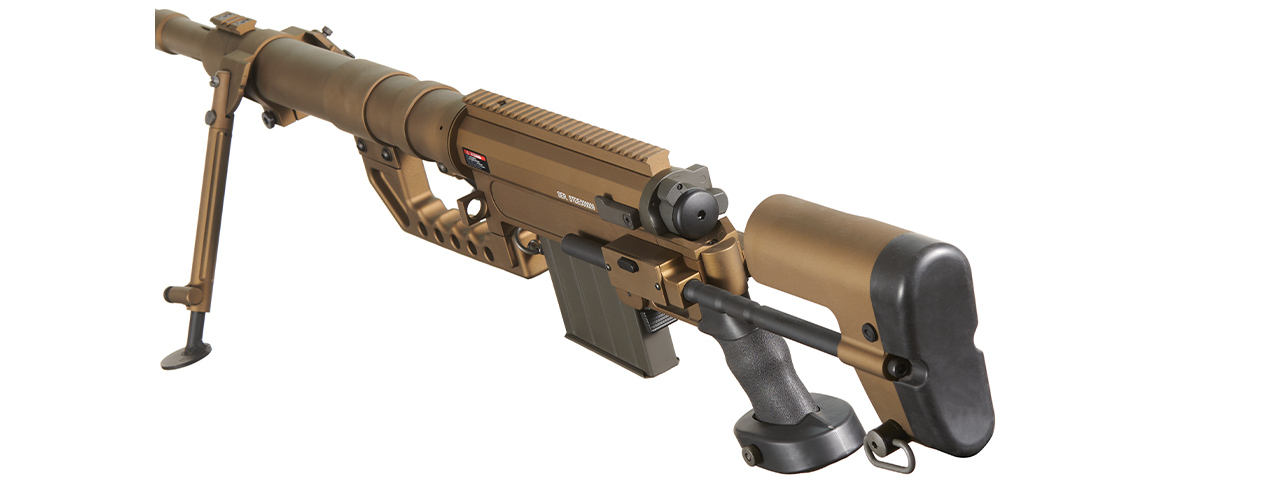 S&T M200 Intervention Bolt Action Custom Sniper Rifle - (Tan)