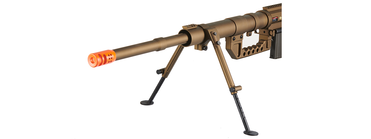 S&T M200 Intervention Bolt Action Custom Sniper Rifle - (Tan)