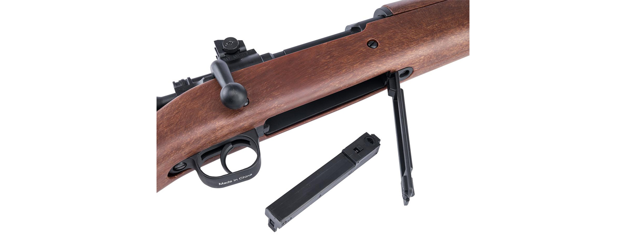 S&T M1903A3 Bolt Action Spring Powered Airsoft Rifle - (Faux Wood)