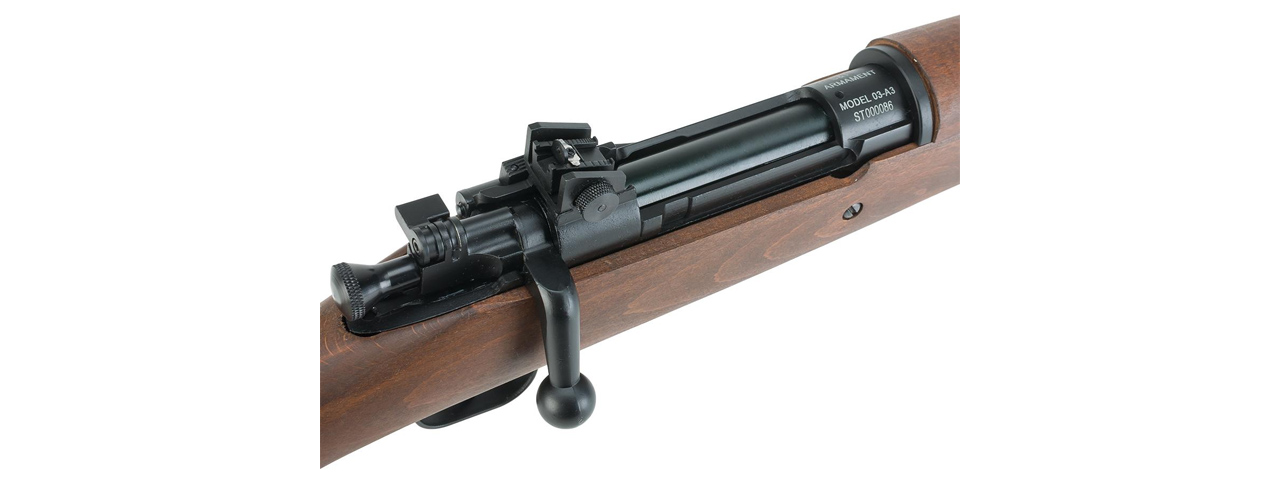 S&T M1903A3 Bolt Action Spring Powered Airsoft Rifle - (Wood)