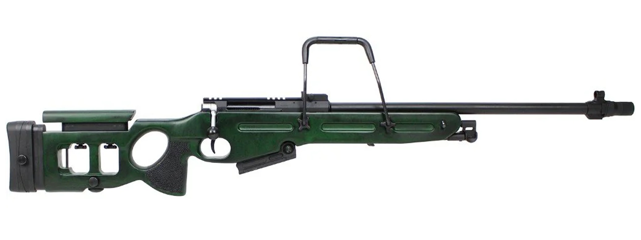 S&T SV-98 Spring Power Airsoft Rifle - (Real Wood/Green)