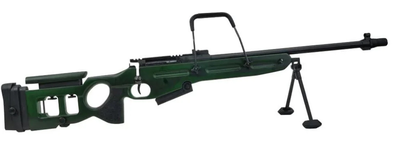 S&T SV-98 Spring Power Airsoft Rifle - (Real Wood/Green)