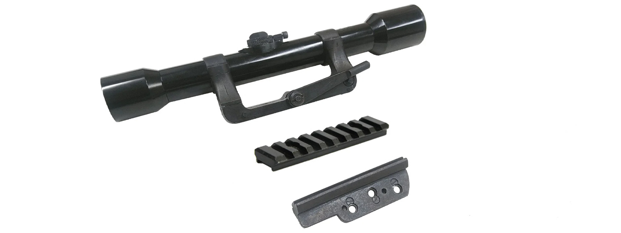 S&T ZF39 Type Scope & Side Mount Set For Kar98k - (Black)